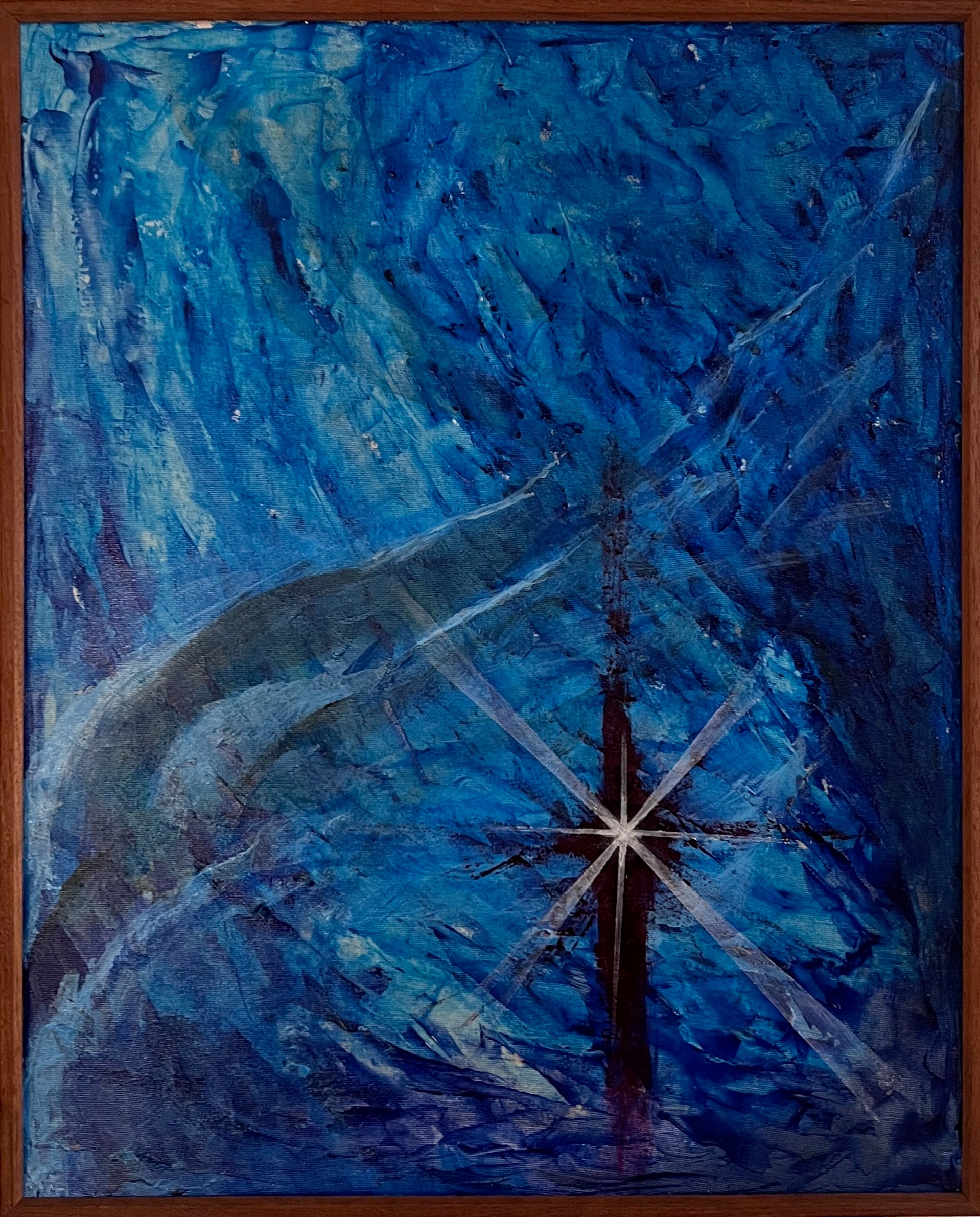 Winter Moon Painting