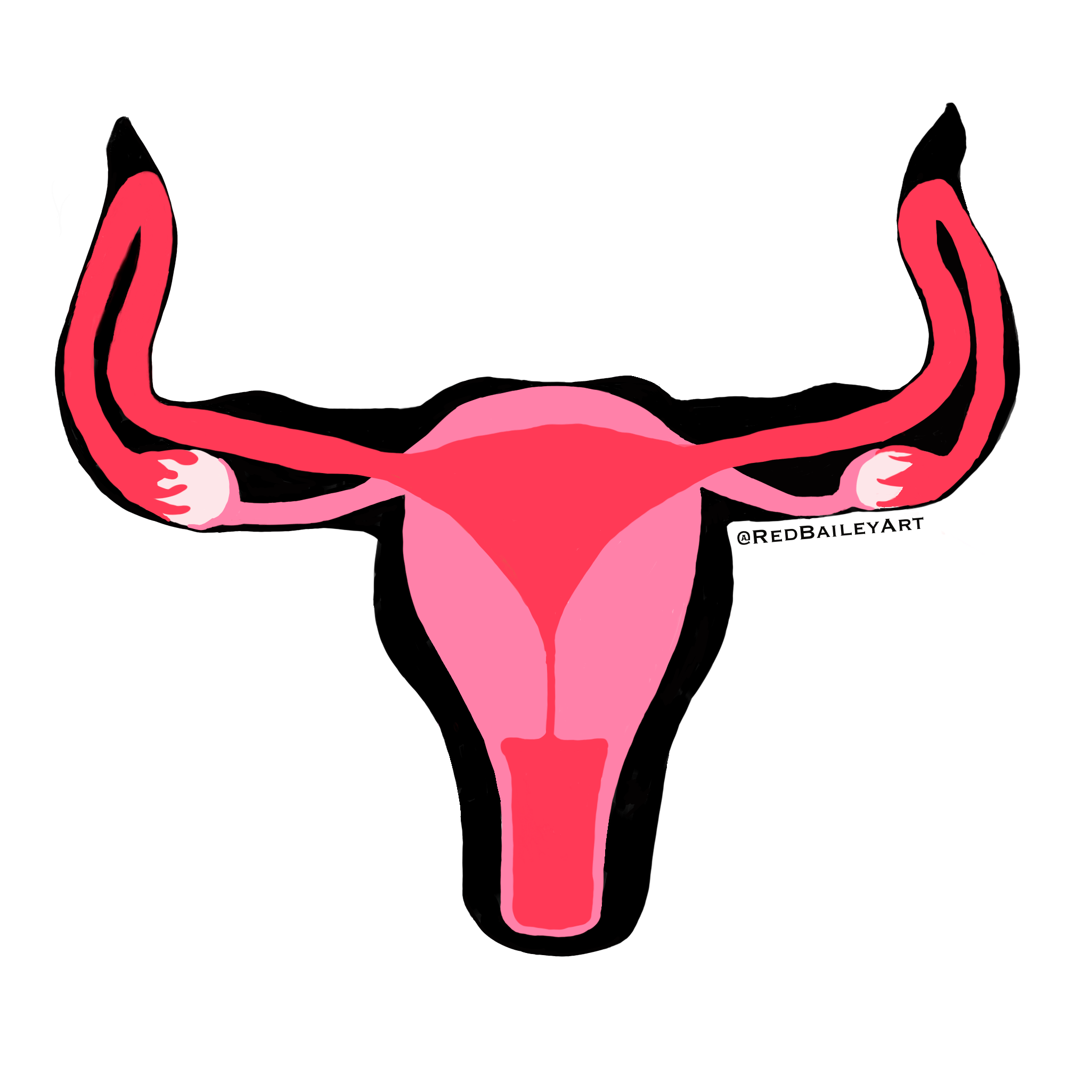 Reproductive Cow Sticker
